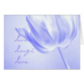 Lilac Tulip Live, Laugh, Love (Front Horizontal)