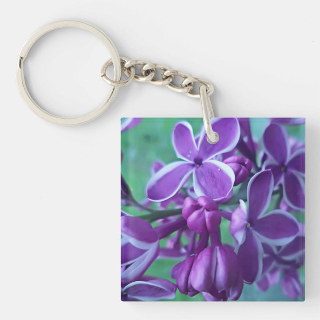 Lilac variety of colors  keychain (Front)