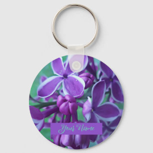 Lilac variety of colors  keychain