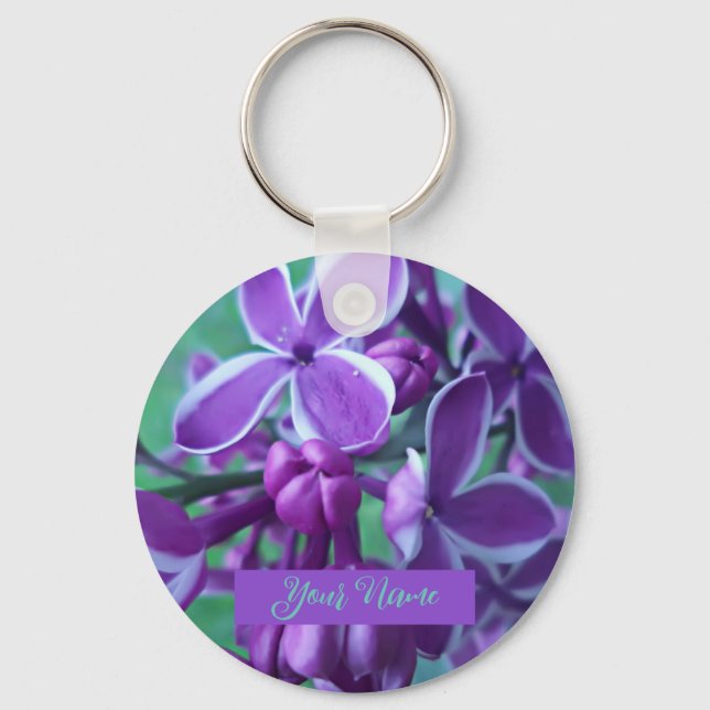 Lilac variety of colors  keychain (Front)