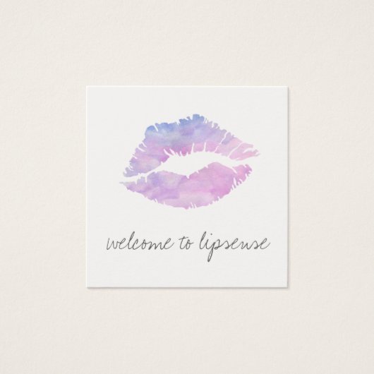 Lilac Watercolor Application cards (Front)