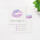 Lilac Watercolor Application cards (Desk)