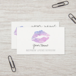 Lilac Watercolor Business cards