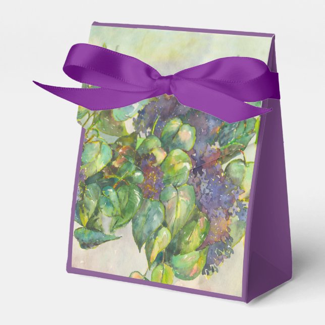 lilac watercolor favor boxes (Front Side)