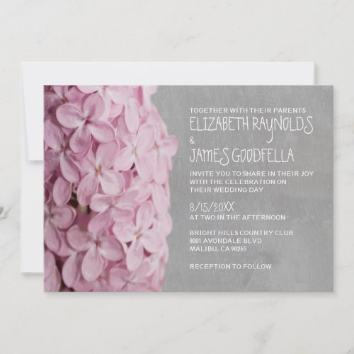 Lilac Wedding Invitations