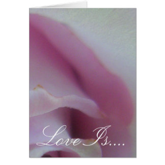 Lilac Wedding Rose Cards