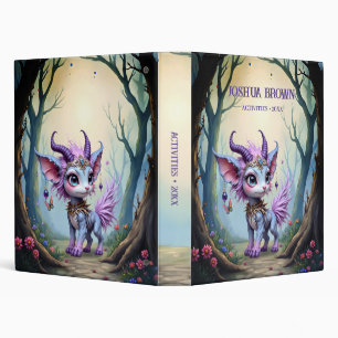 Lilac Whisper – Enchanted Forest Guardian. 3 Ring Binder