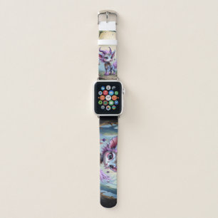 Lilac Whisper – Enchanted Forest Guardian.  Apple Watch Band