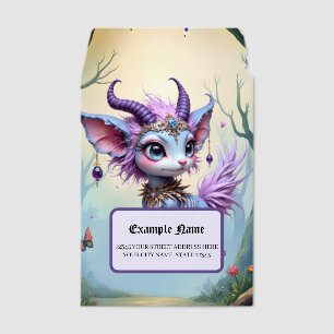 Lilac Whisper – Enchanted Forest Guardian. Envelope Mailers