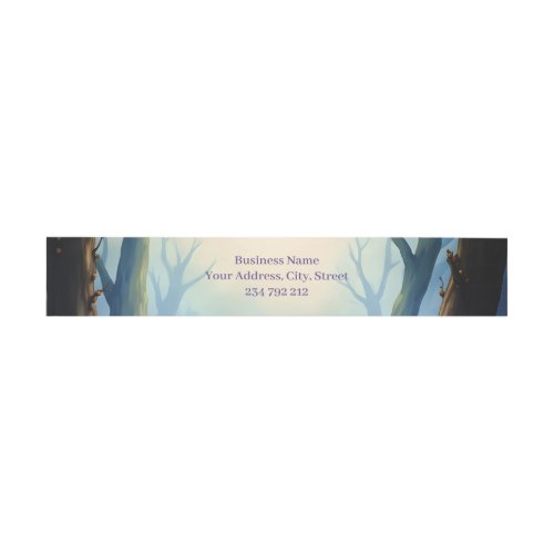 Lilac Whisper – Enchanted Forest Guardian. Invitation Belly Band