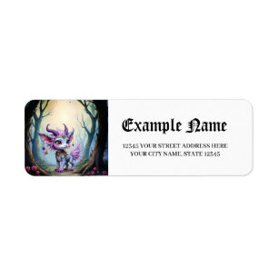 Lilac Whisper – Enchanted Forest Guardian. Label