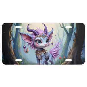 Lilac Whisper – Enchanted Forest Guardian. License Plate
