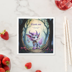 Lilac Whisper – Enchanted Forest Guardian Napkins