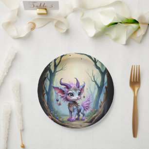 Lilac Whisper – Enchanted Forest Guardian. Paper Plates