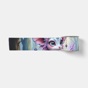Lilac Whisper – Enchanted Forest Guardian. Satin Ribbon