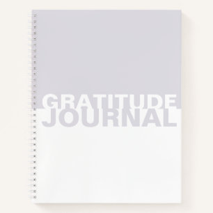 Lilac White Two-Tone Gratitude Journal