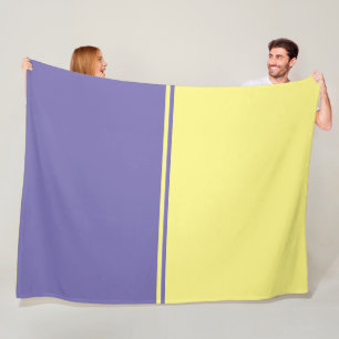 Lilac & Yellow Comfy Blanket