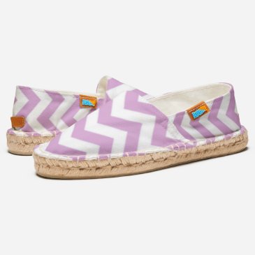 Lilac ZigZag / Chevron Pattern