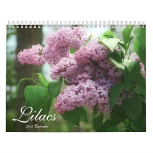 Lilacs 2013 (12 month) calendar