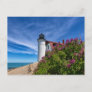 Lilacs at Point Betsie Lighthouse Postcard