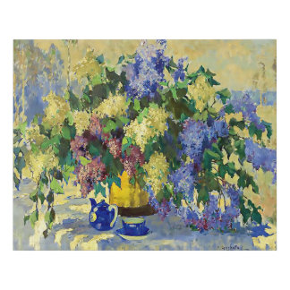 Lilacs by Konstantin Gorbatov Faux Canvas Print