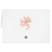 Lilacs in a Basket Card (Back Horizontal)