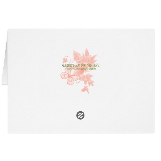 Lilacs in a Basket Card (Back Horizontal)