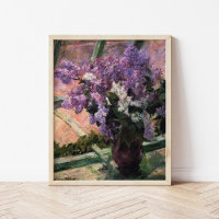 Lilacs in a Window | Mary Cassatt