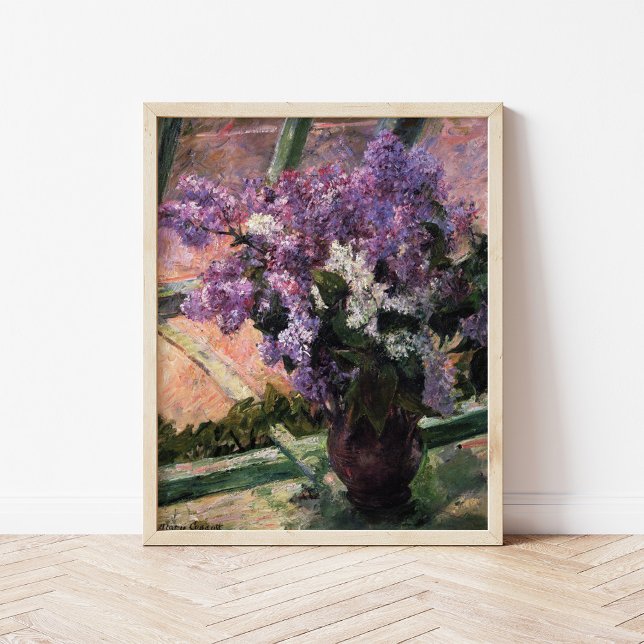 Lilacs in a Window | Mary Cassatt Poster (Creator Uploaded)
