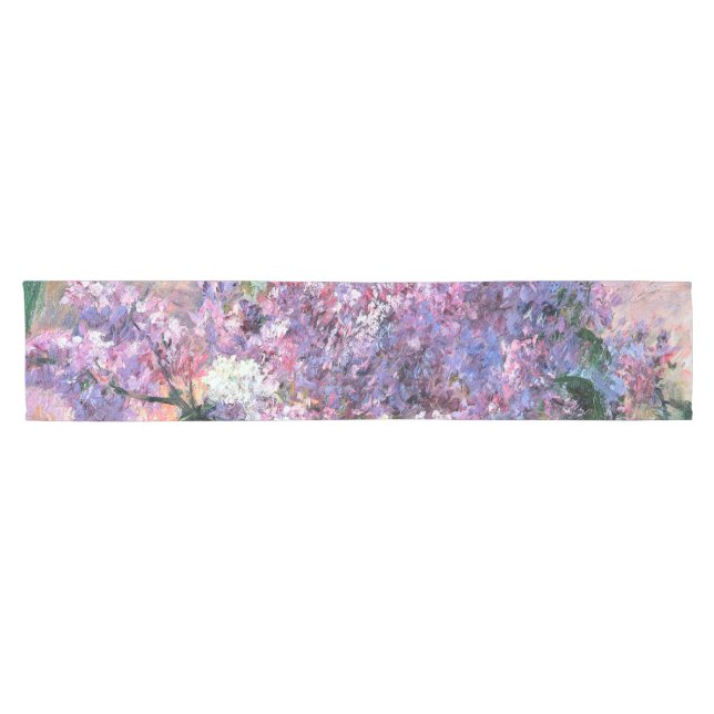 Lilacs in a Window, Mary Cassatt Short Table Runner (Horizontal)