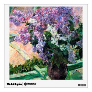 Lilacs in a Window, Mary Cassatt Wall Decal
