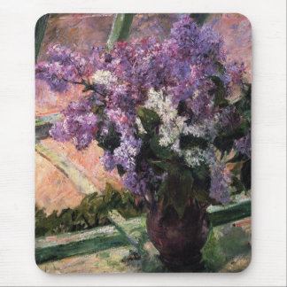 Lilacs In A Window Mouse Pad
