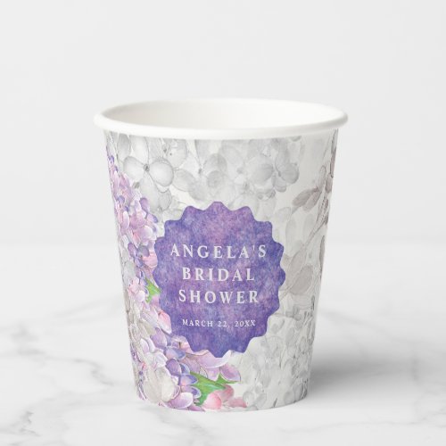 Lilacs in Bloom Spring Wedding Event  Paper Cups