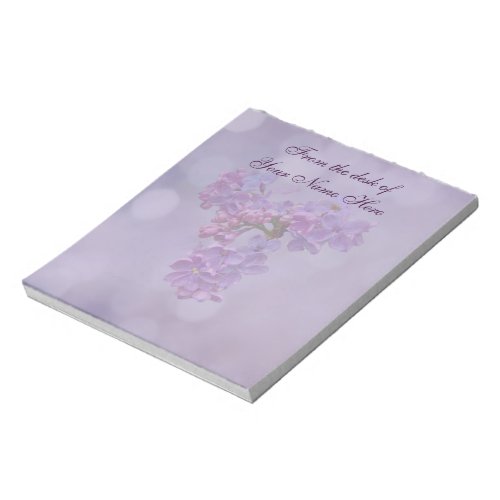Lilacs in Springtime Notepad