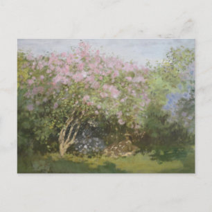 Lilacs in the Sun by Claude Monet Postcard