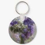 Lilacs Of Love Art Keychain