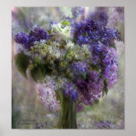 Lilacs Of Love Art Poster/Print Poster