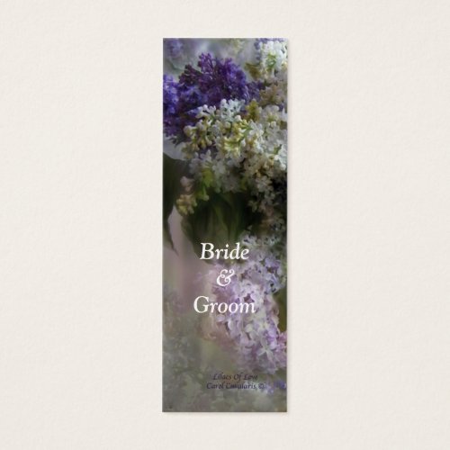Lilacs Of Love Bookmark Business Card Templates