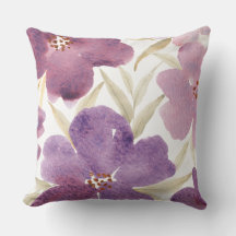 Lilacs on watercolor