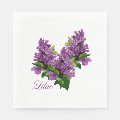 Lilacs Paper Napkins