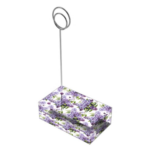 Lilacs Place Card Holder