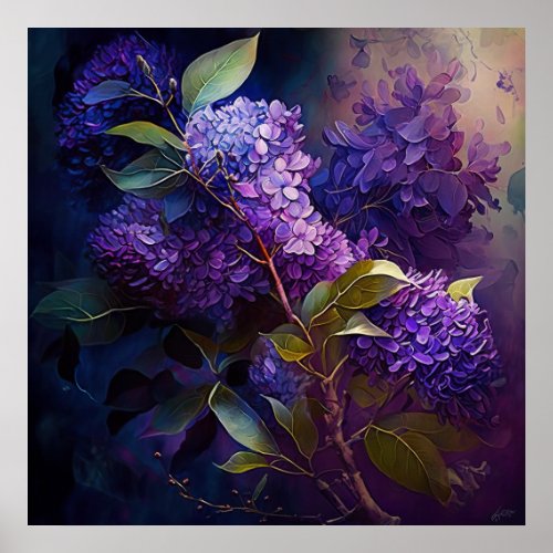 Lilacs Poster