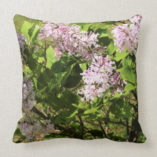 Lilacs Throw Pillow