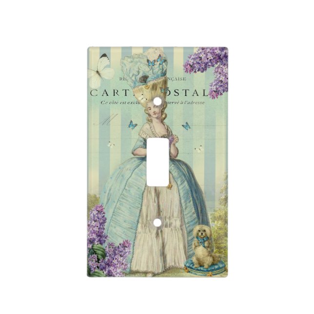 Lilas au printemps light switch cover (Front)