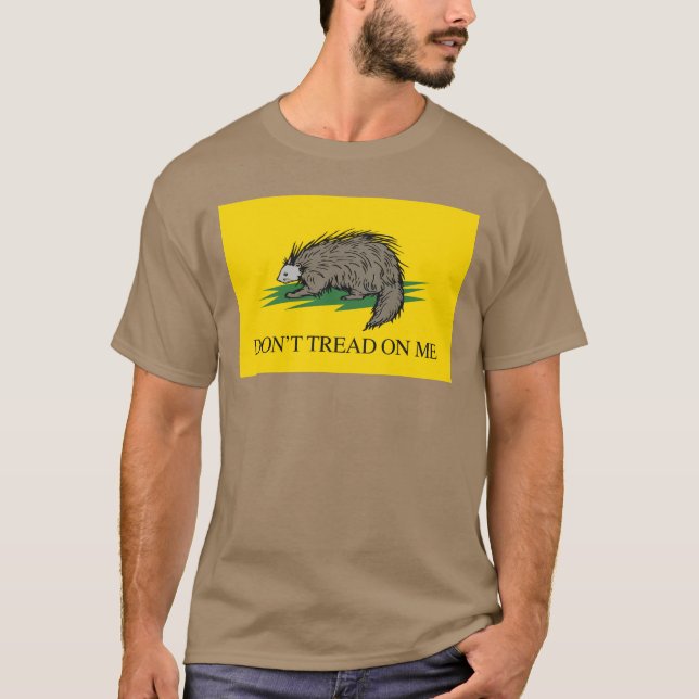 Lilbertarian - Don't Tread on Me Flag T-Shirt (Front)