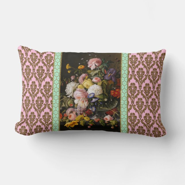 Lilflormth Floral Lumbar Lumbar Pillow (Front)