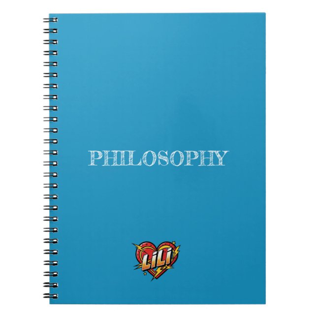 Lili Blue Notebook (Front)