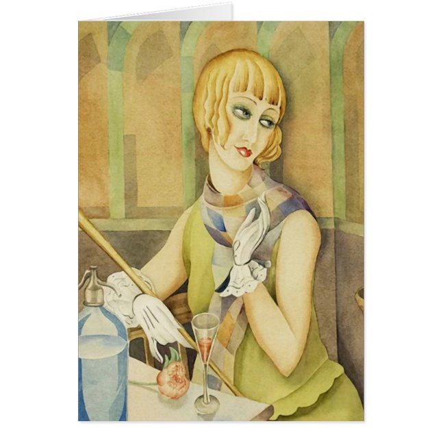 Lili Elbe by Gerda Wegener [1886 - 1940] Cards (Front)