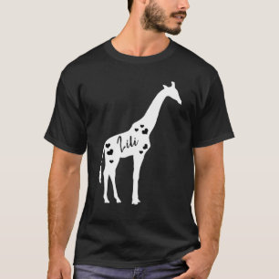 Lili Giraffe Grandparents Day Safari Zoo Grandmoth T-Shirt