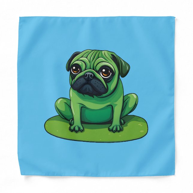 Lili Pug Bandana (Front)